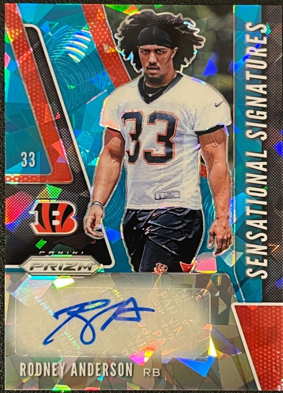 Rodney Anderson [Blue Ice Prizm] #SE-ROA