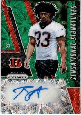 Rodney Anderson [Green Scope Prizm] #SE-ROA
