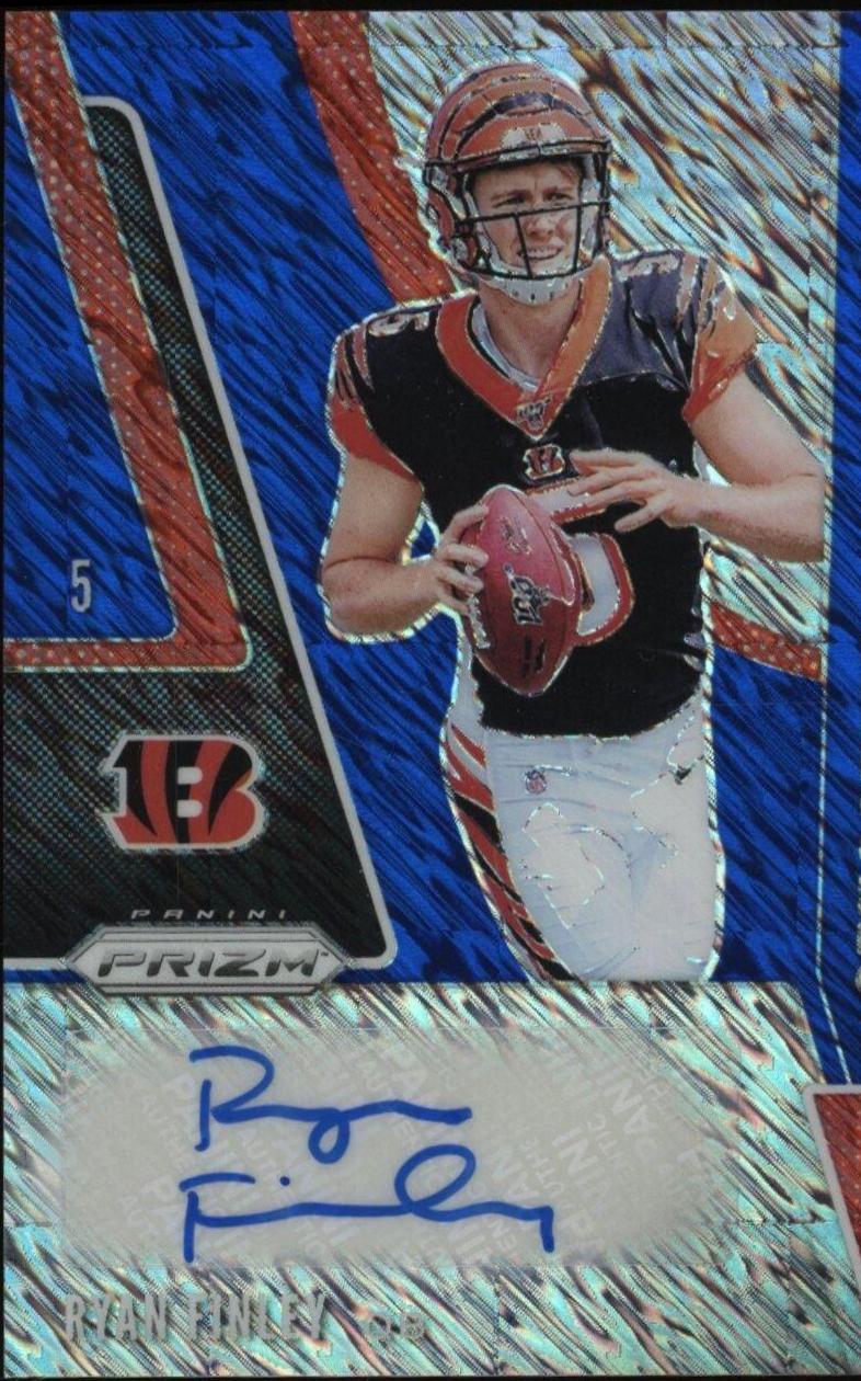 Ryan Finley [Blue Shimmer Prizm] #SE-RYF