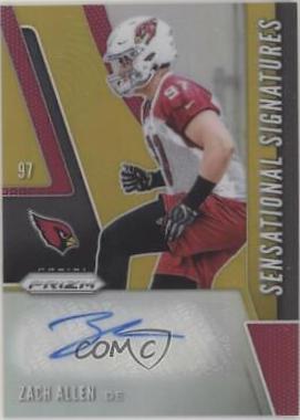 Zach Allen [Gold Prizm] #SE-ZAA