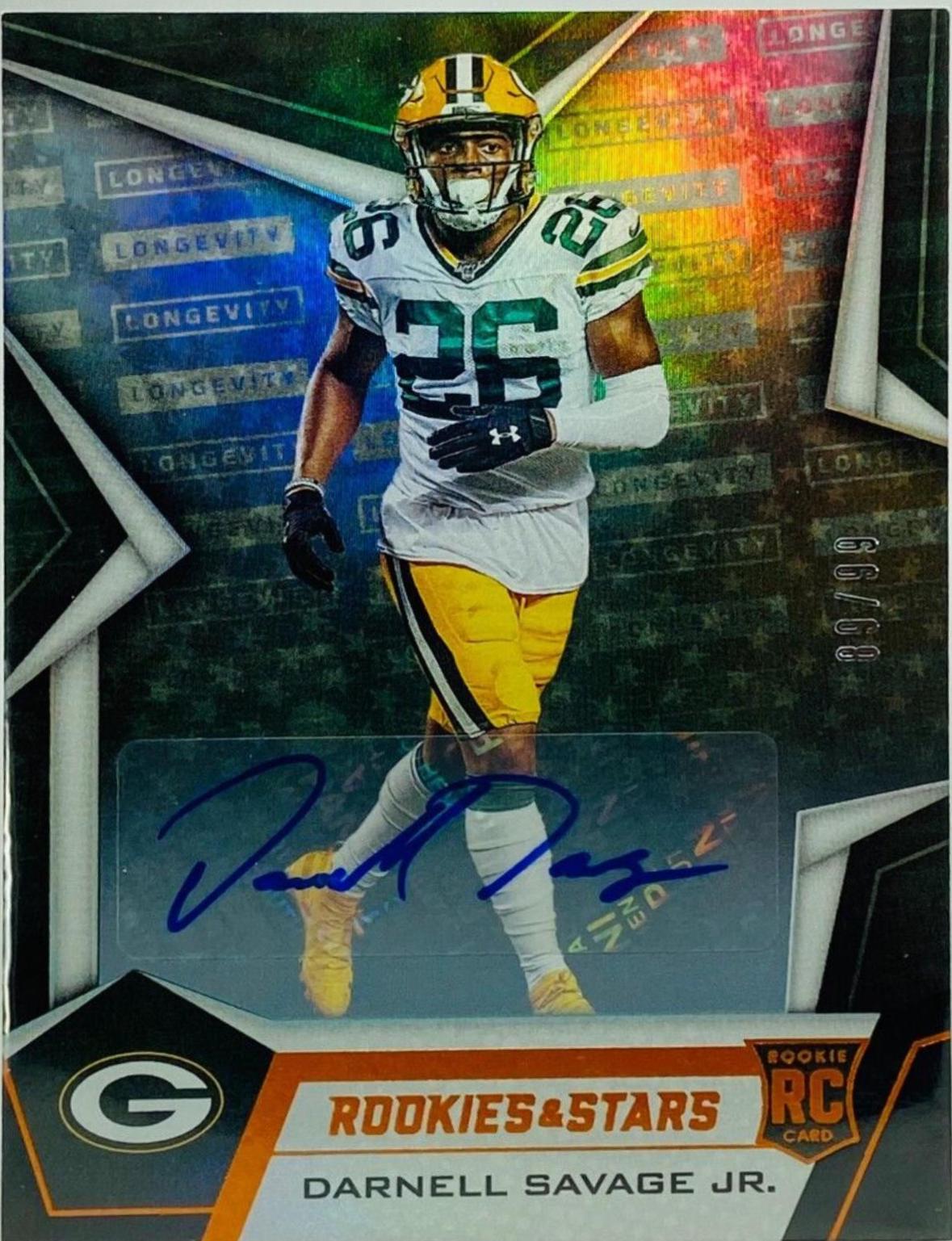 Darnell Savage Jr. [Longevity Signature Orange] #179