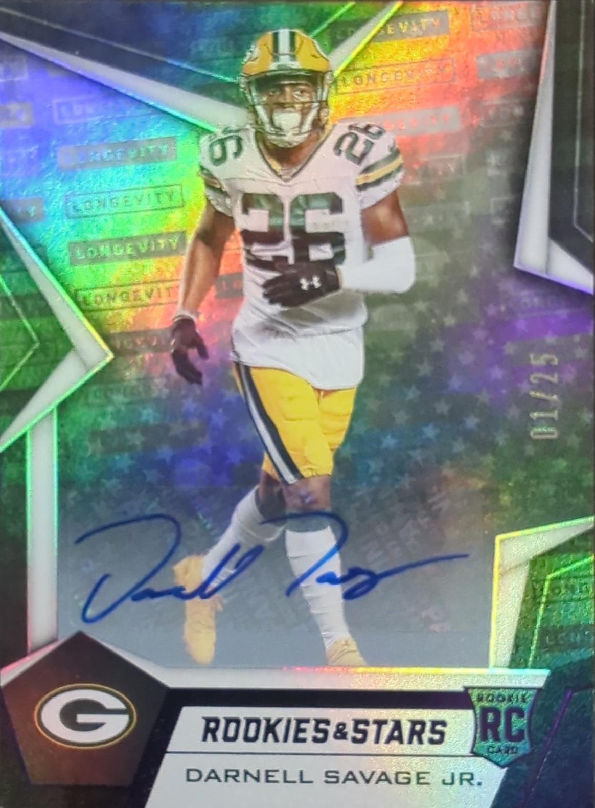 Darnell Savage Jr. [Longevity Signature Purple] #179