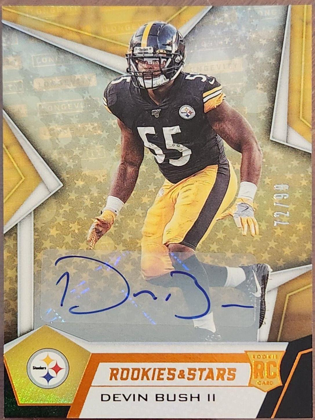 Devin Bush II [Longevity Signature Orange] #190