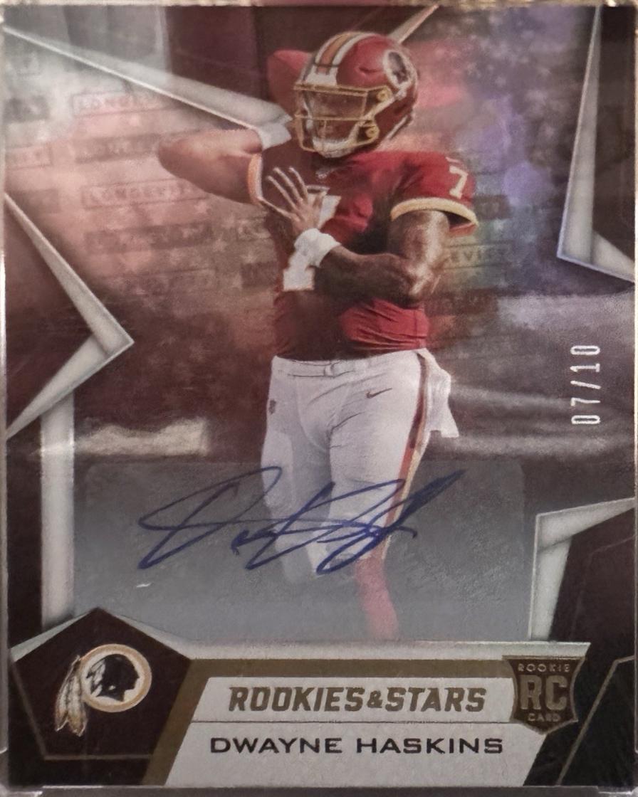 Dwayne Haskins [Longevity Signature Gold] #125