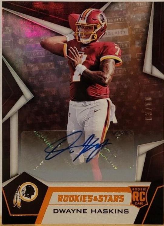 Dwayne Haskins [Longevity Signature Orange] #125