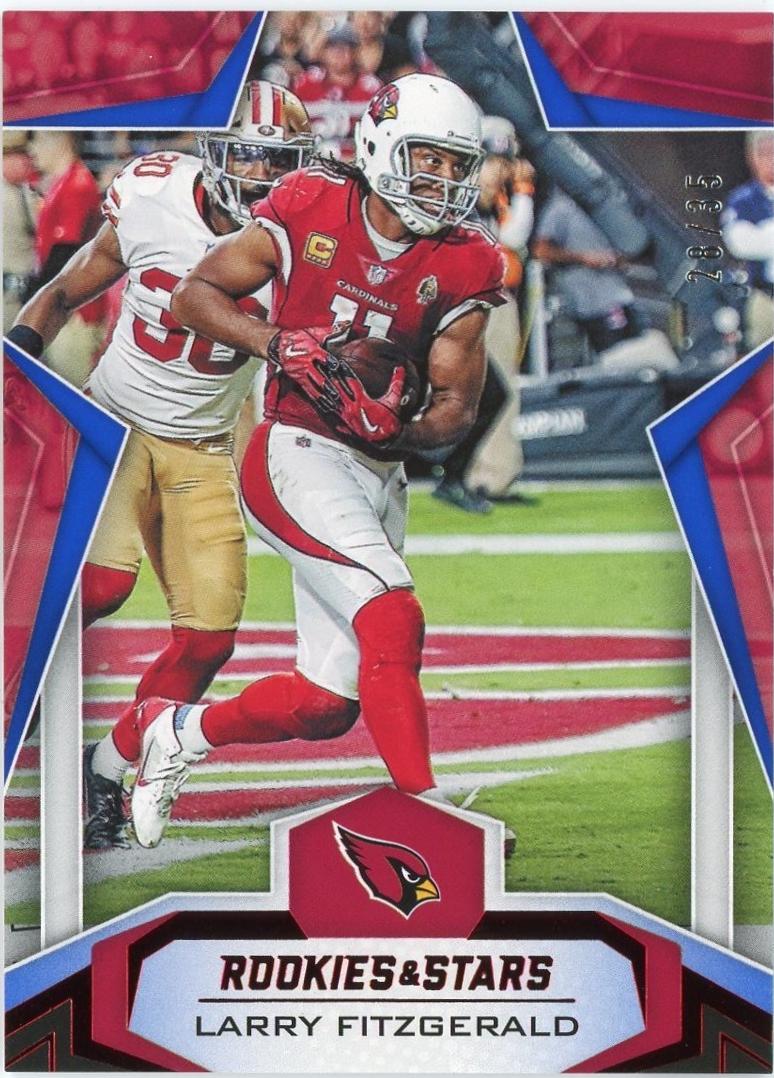Larry Fitzgerald [Red and Blue] #2