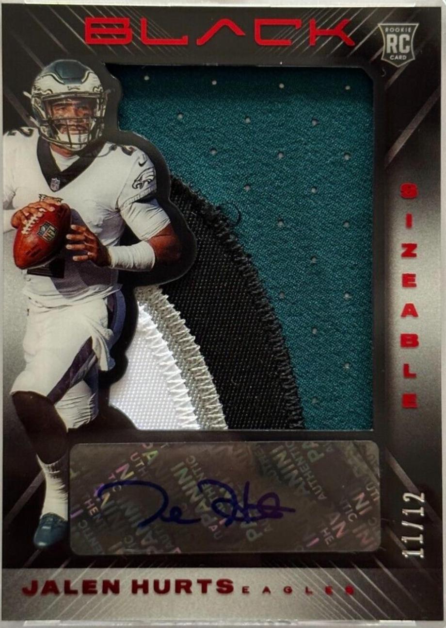 Jalen Hurts [Patch Autograph Ruby] #207