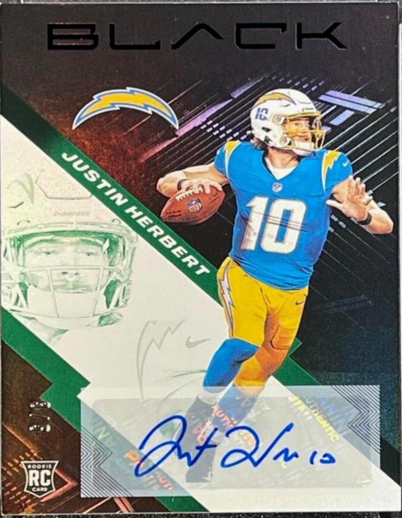 Justin Herbert [Autograph Emerald] #103