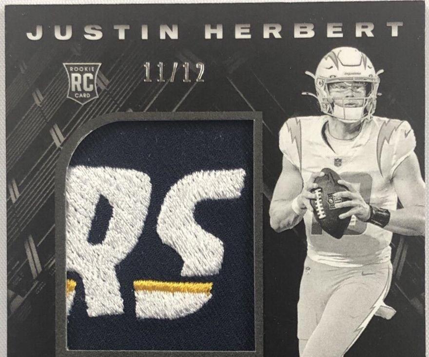 Justin Herbert [Patch Autograph Ruby] #203