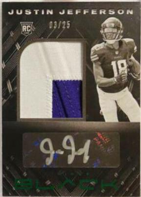 Justin Jefferson [Patch Autograph Emerald] #218