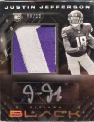Justin Jefferson [Patch Autograph Gold] #218