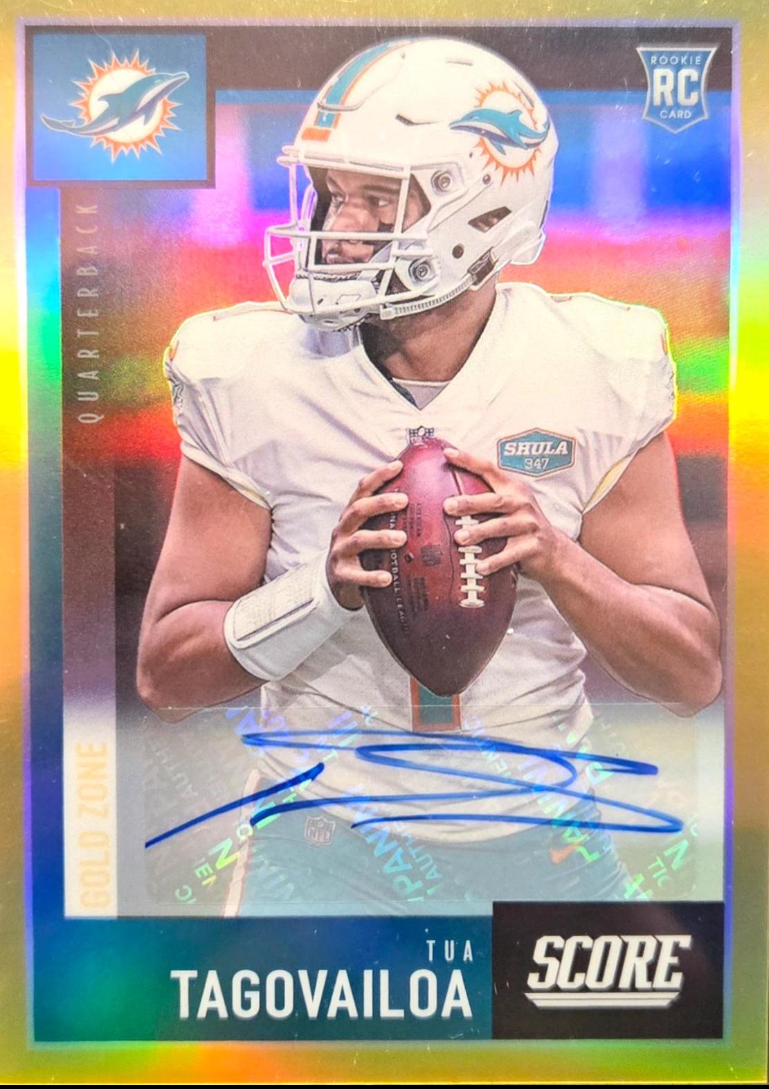 Tua Tagovailoa [Signature Gold Zone] #442