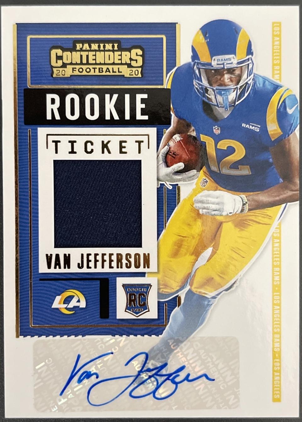 Van Jefferson [Autograph] #RTS-VJE