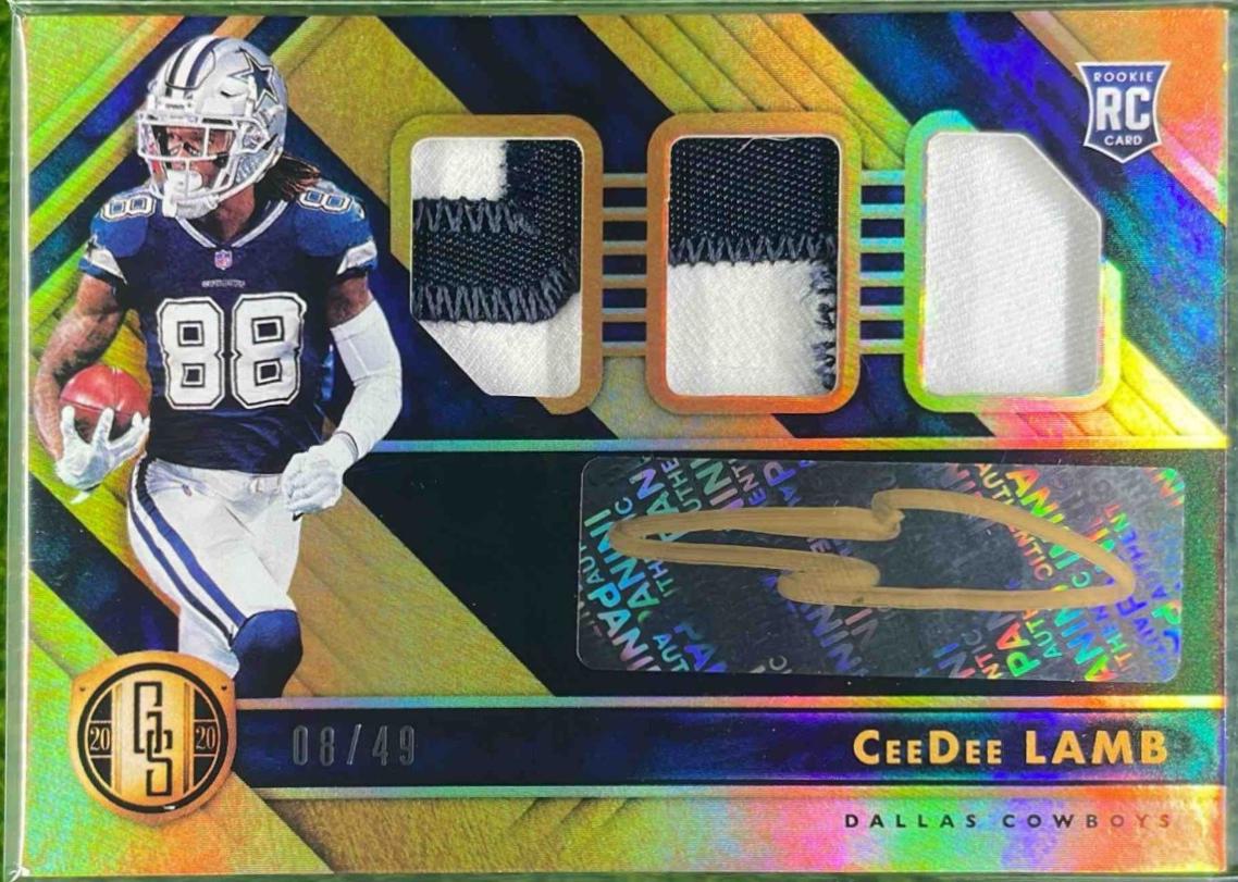 CeeDee Lamb [Rookie Jersey Autograph Triple Prime] #285
