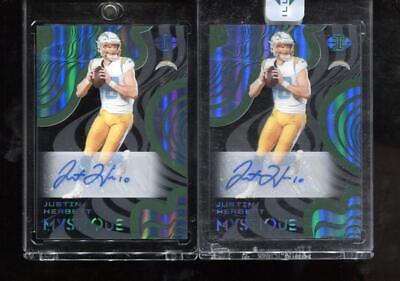 Justin Herbert [Autograph Green] #MY3