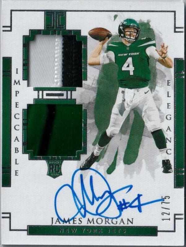 James Morgan [Helmet, Patch Autograph] #134