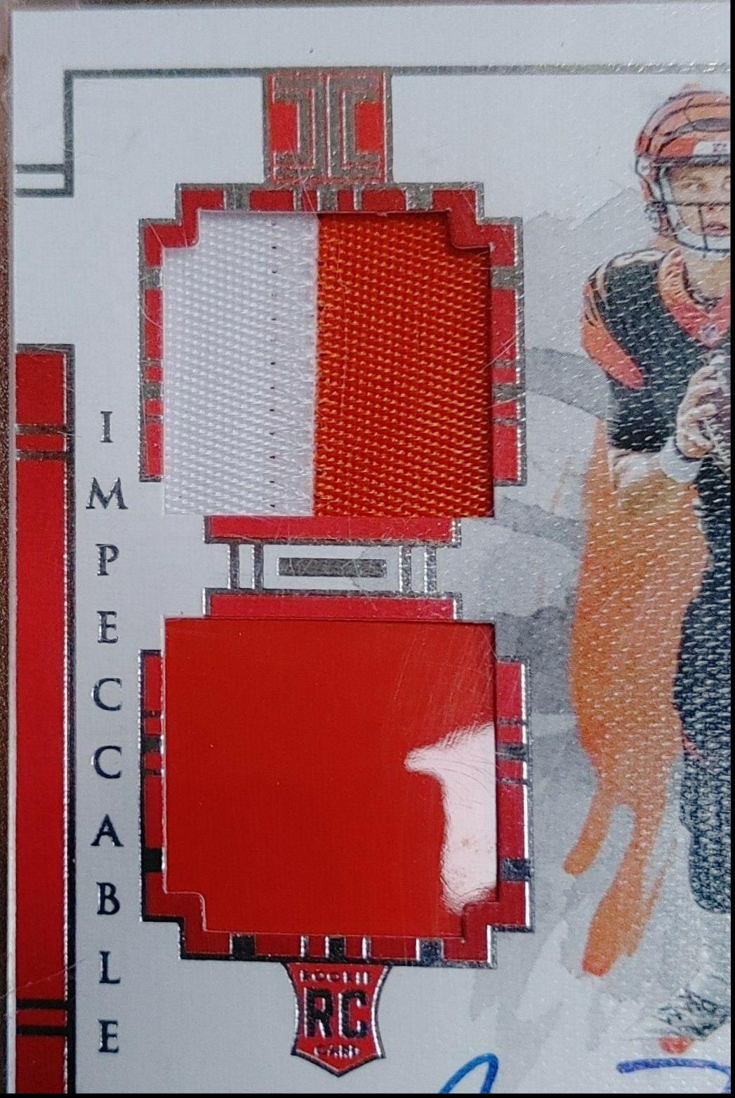 Joe Burrow [Helmet, Patch Autograph] #101
