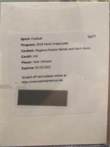 Tyler Johnson [Helmet, Patch Autograph] #142