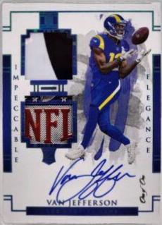 Van Jefferson [Helmet, Patch Autograph Glove] #126
