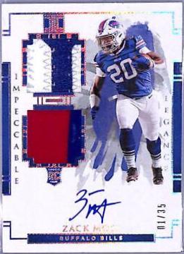Zack Moss [Silver Autograph] #131