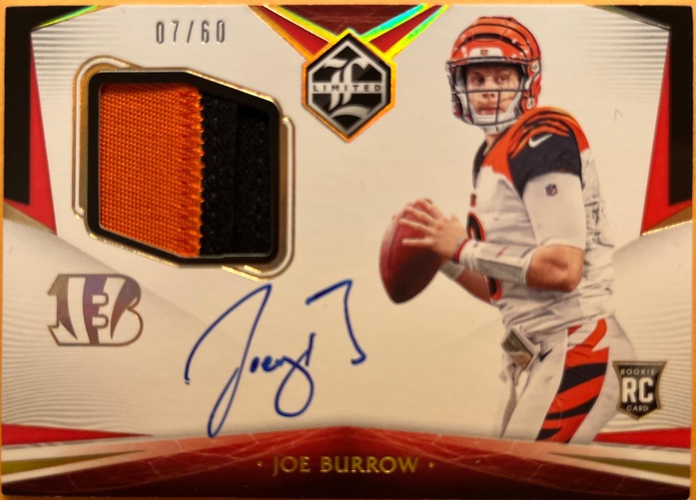 Joe Burrow [Patch Autograph Gold] #101