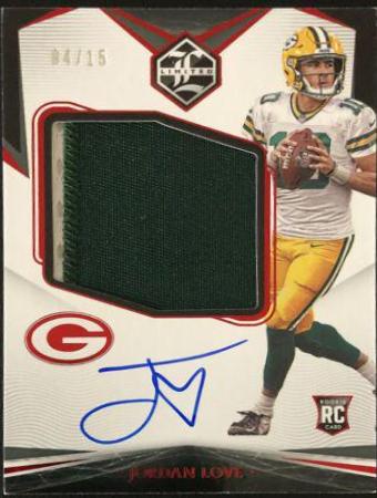 Jordan Love [Patch Autograph Ruby] #146