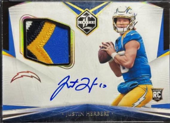 Justin Herbert [Patch Autograph Sapphire] #103