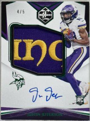 Justin Jefferson [Patch Autograph Emerald] #158