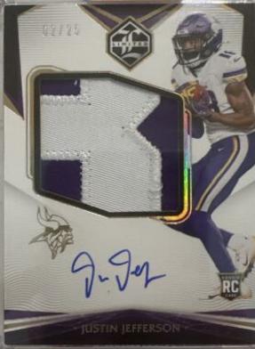 Justin Jefferson [Patch Autograph Gold] #158