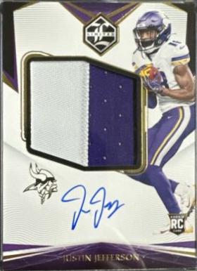 Justin Jefferson [Patch Autograph Sapphire] #158