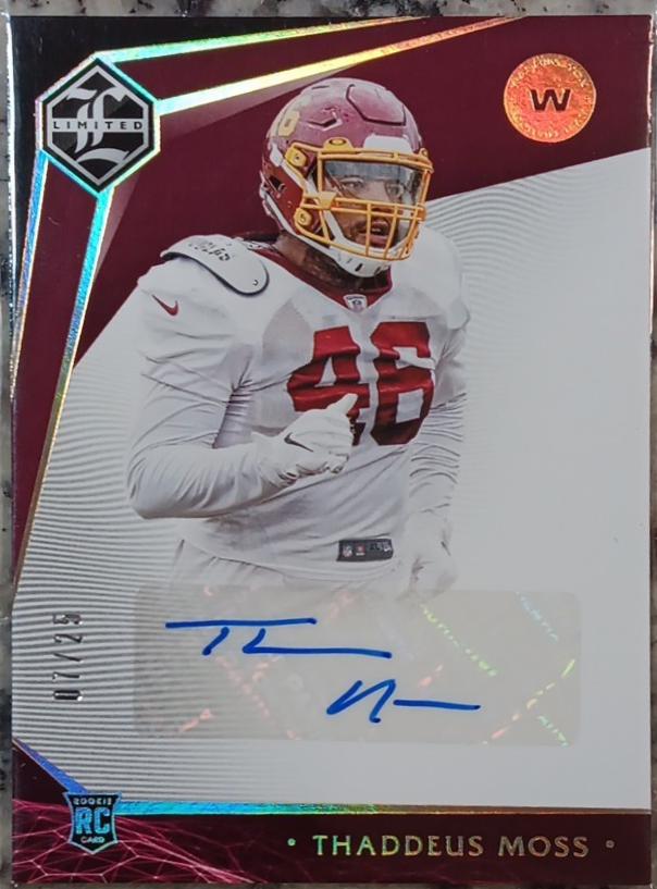 Thaddeus Moss [Autograph Gold] #239
