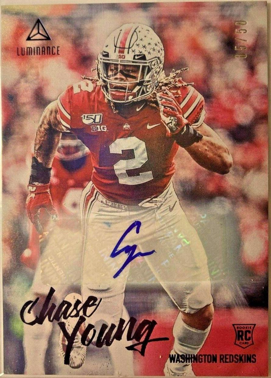 Chase Young [Blue Autograph] #106