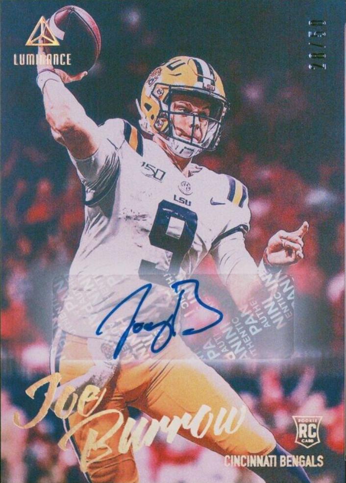Joe Burrow [Gold Autograph] #101