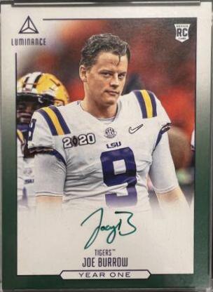 Joe Burrow [Green Autograph] #101