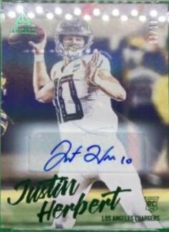 Justin Herbert [Green Autograph] #103