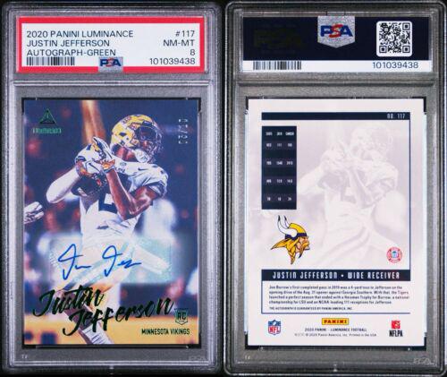 Justin Jefferson [Green Autograph] #117