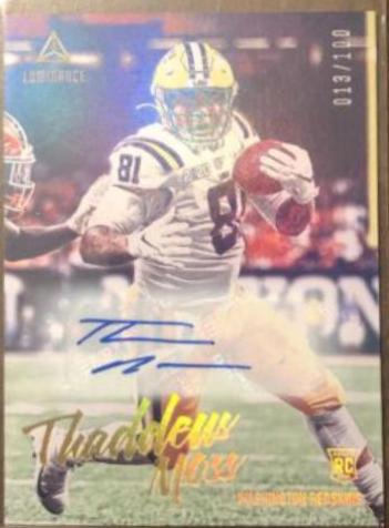 Thaddeus Moss [Gold Autograph] #191
