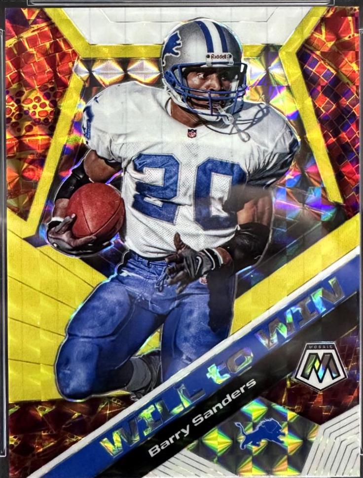 Barry Sanders [Gold Fluorescent] #WW18