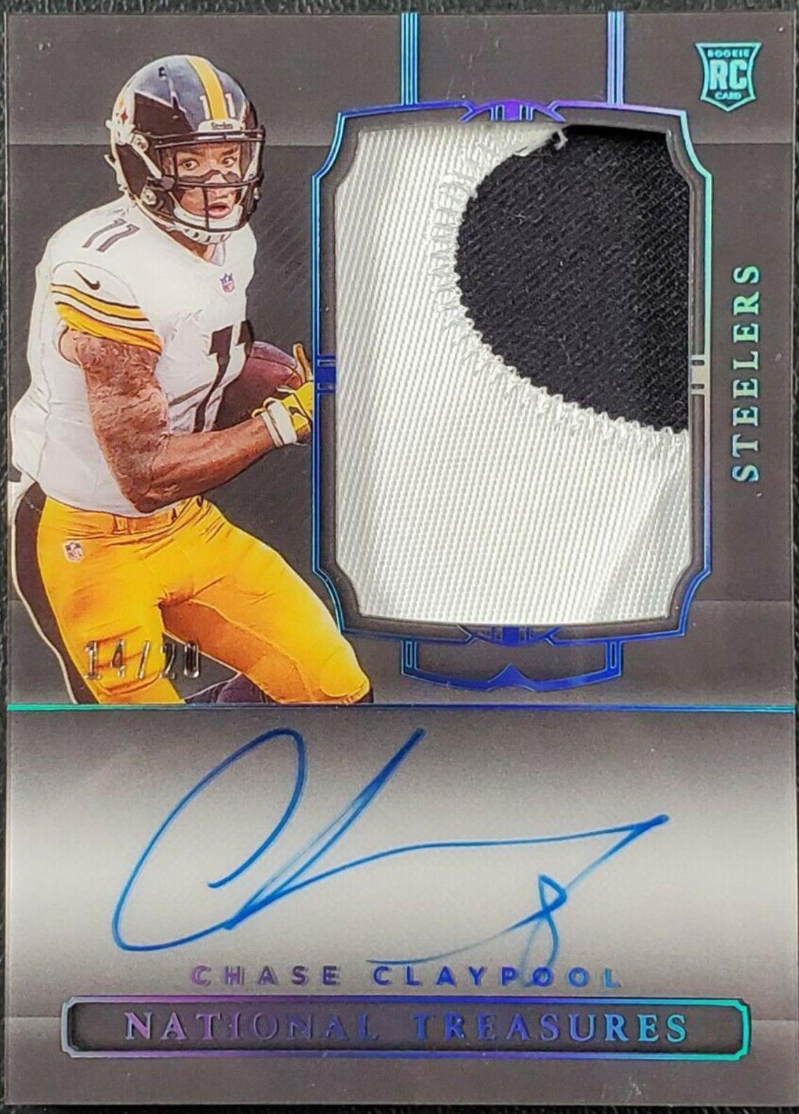 Chase Claypool [Patch Autograph Midnight] #182