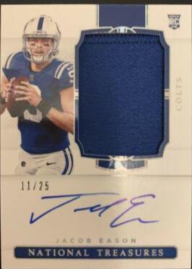 Jacob Eason [Patch Autograph Holo Silver] #160