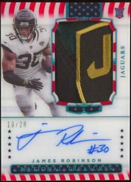 James Robinson [Patch Autograph Stars & Stripes] #204