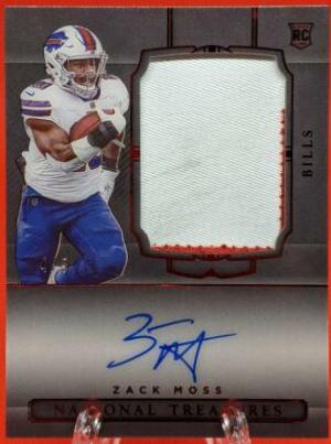 Zack Moss [Patch Autograph Midnight] #191