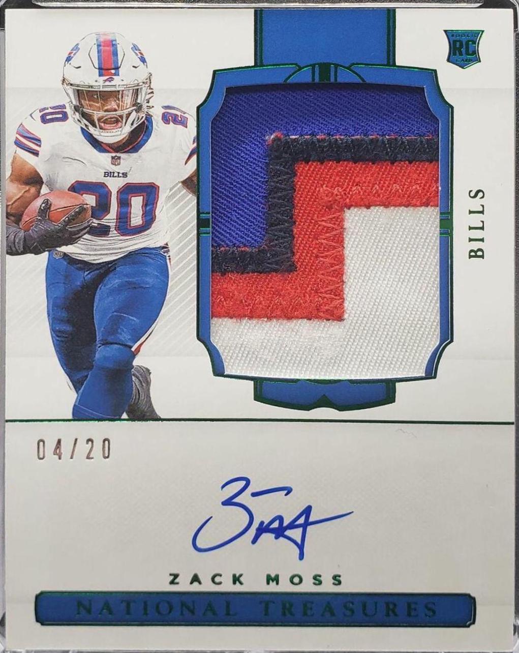 Zack Moss [Patch Autograph] #191