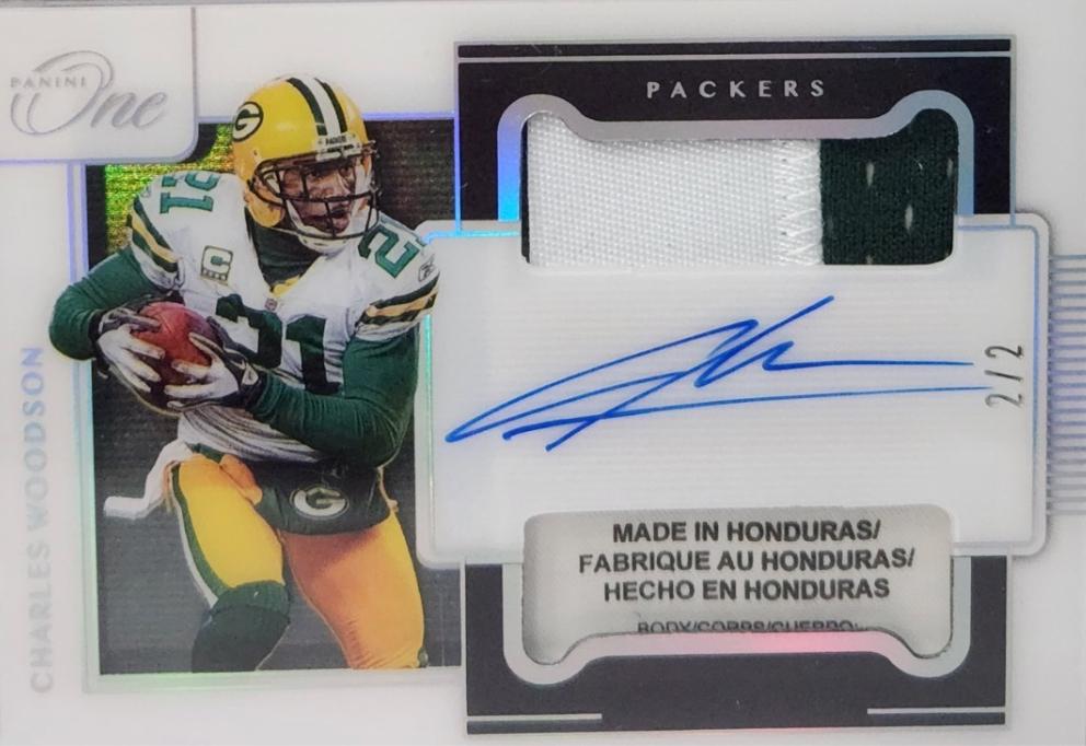 Charles Woodson [Dual Patch Autograph Platinum] #148