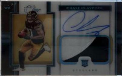 Chase Claypool [Premium Patch Autograph Blue] #130
