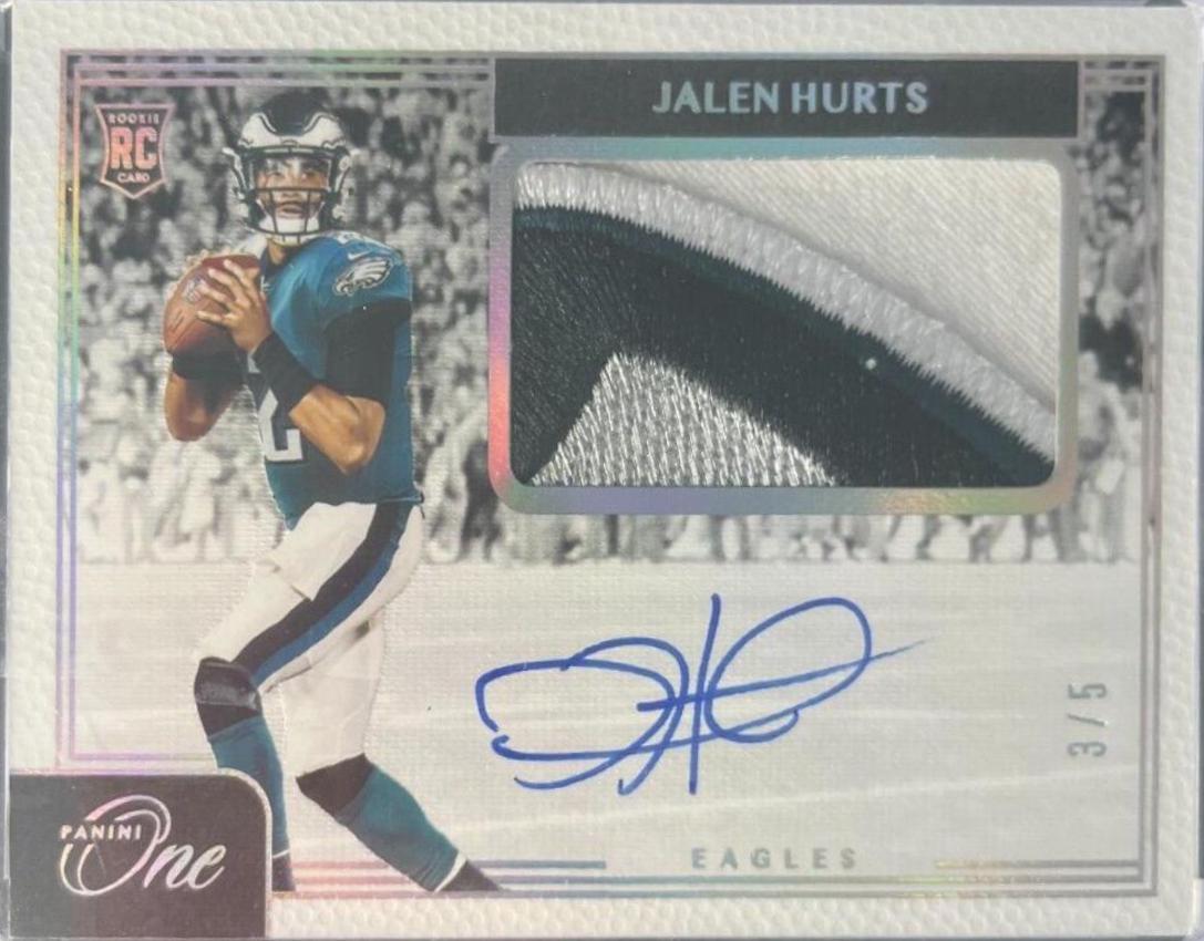 Jalen Hurts [Patch Autograph Platinum] #14