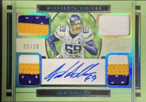 Jared Allen [Quad Patch Autograph Blue] #56