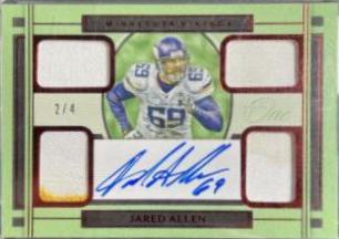 Jared Allen [Quad Patch Autograph Red] #56