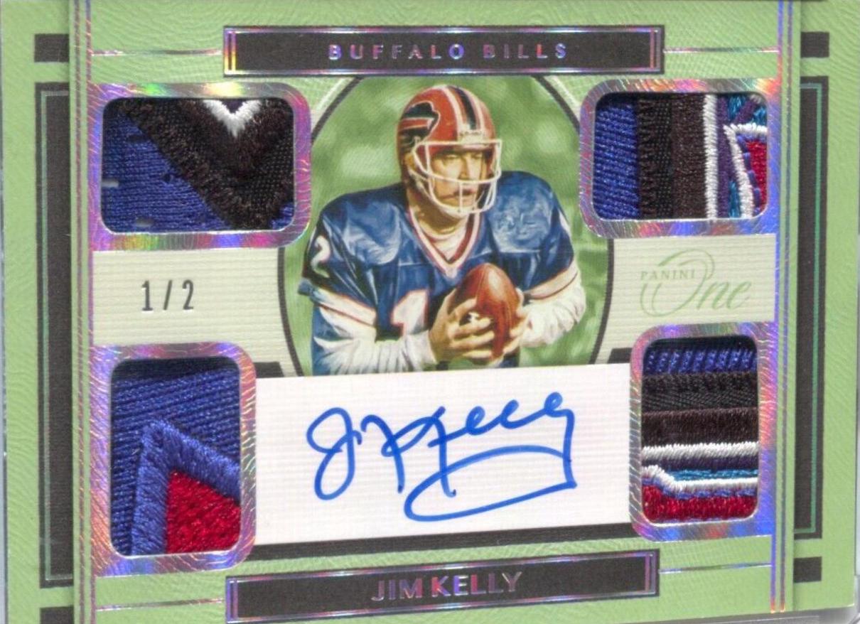 Jim Kelly [Quad Patch Autograph Platinum] #67