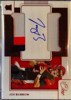 Joe Burrow [Dual Patch Autograph Red] #31